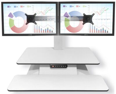 KEYBOARD VERSION WITH 2 MONITOR WHITE