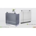 receptionist grey and white