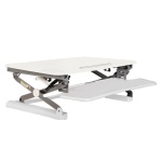 abbotts furniture office accessories rapid riser white angle