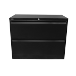 abbotts furniture office storage lateral filing 2 draw black