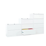 abbotts furniture office storage lateral filing all draws white 1