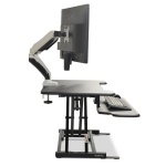 abbotts home office accessories vertilift electric desk riser side