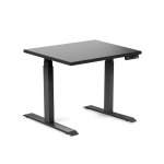 Desky Dual Mini Sit Stand Desk Black 800 Black 1200x