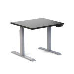 Desky Dual Mini Sit Stand Desk Black 800 Grey 1200x