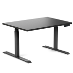 Desky Ergo Black Table Black 1200x