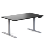 Desky Ergo Black Table Grey 1500 1200x