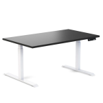 Desky Ergo Black Table White 1500 1200x