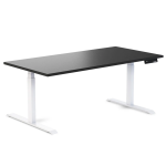 Desky Ergo Black Table White 1800 1200x