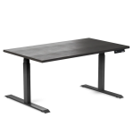 Desky Ergo Burnished Wood Table Black 1500 1200x