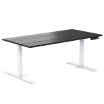 Desky Ergo Burnished Wood Table White 1800 1200x