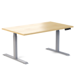 Desky Ergo Curly Birch Table Grey 1500 1200x