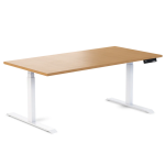 Desky Ergo Select Beech Table White 1800 1200x