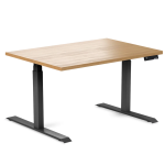 Desky Ergo Sublime Teak Table Black 1200x