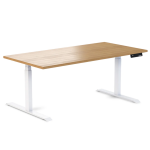 Desky Ergo Sublime Teak Table White 1800 1200x