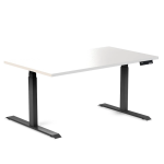 Desky Ergo White Table Black 1500 1200x