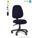 gregory high back small seat navy